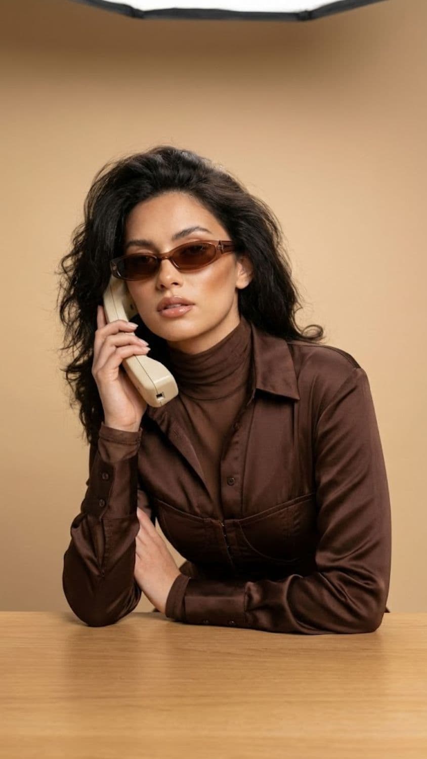 AI generated output for Minimalist Vintage Phone Studio