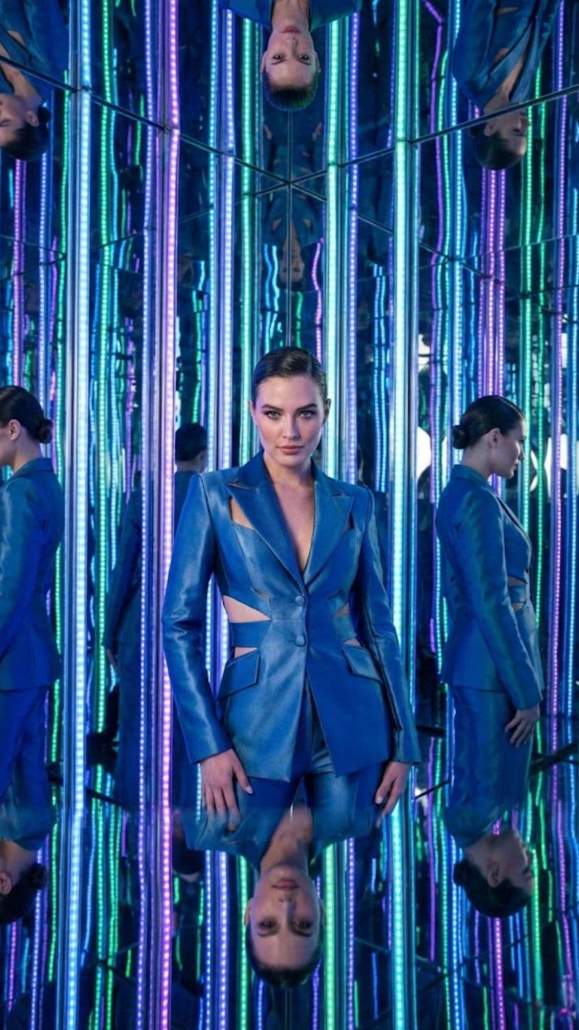 AI generated output for Mirror Maze Surrealistic Fashion