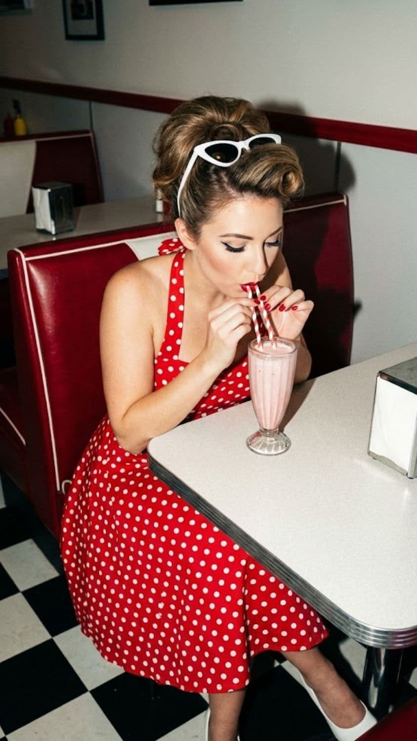 AI generated output for Vintage 1960s Diner Retro